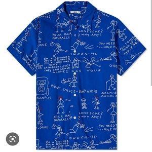 *ISO* Bode Doodle Scene Short Sleeve Shirt